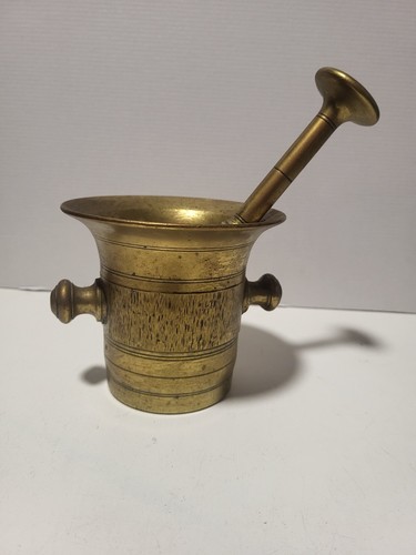 Mörser alt bronze - mörser, bronze/messing