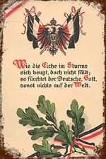 Retro Blechschild DEUTSCHES