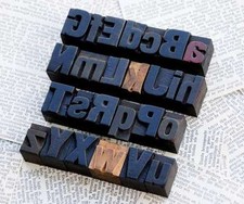 A-Z mix Alphabet Holzlettern