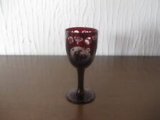 Vintage Böhmen Rubin Glas