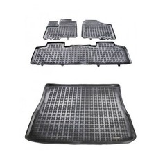 Satz Fußmatten und Matte für
