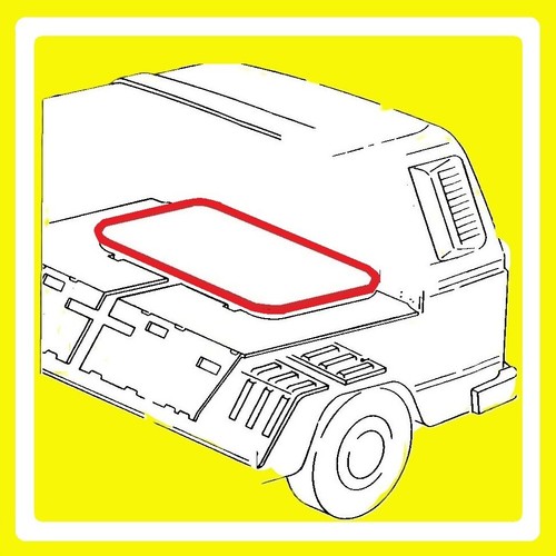 Bus motorraumdeckel - t3,