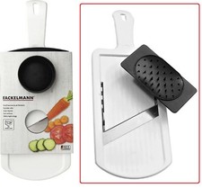 Fackelmann Dick-/Dünnschneider mit Restehalter, zweiseitige Klinge