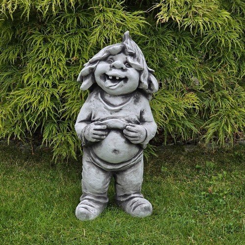 Steinfigur troll wichtel - steinfigur,