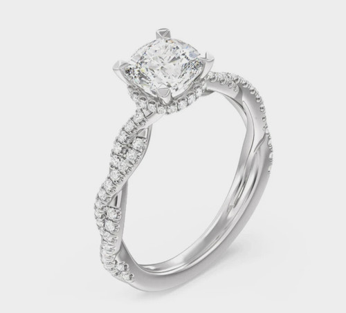 950 platinum halo damen - platinum,