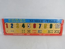 Puzzle Holzpuzzle Zahlenpuzzle