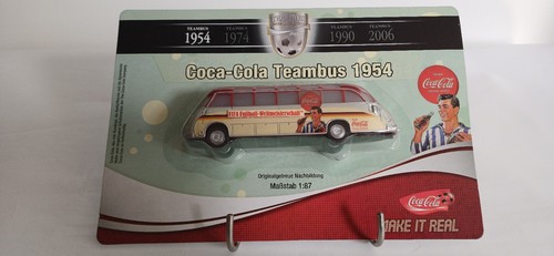 Coca cola werbebus - werbebus, 1:87
