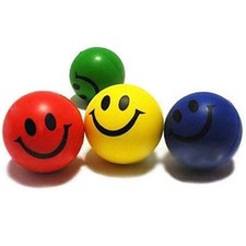 4x Stressball | Anti-Stress-Ball | Knautschball | Entspannungsball | Handtrainer
