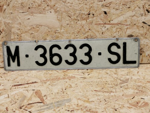 Altes nummernschild spanien - altes,