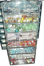 12 Bead s nach Wahl Großlochperlen ohne Armband Glas Schmuck Adventskalender