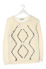 GHARANI STROK Strickpullover Damen Pullover Gr. DE 40 creme Casual-Look