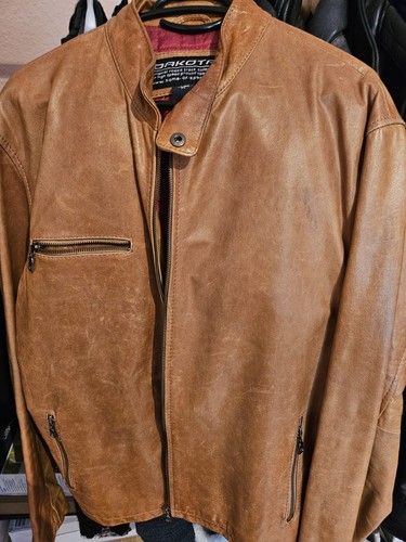 Dakota lederjacke braun - braun, xl