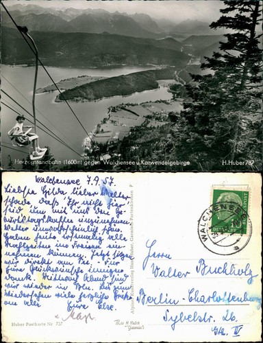 Ansichtskarte kochel see - ansichtskarte, am