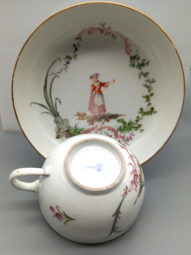 Meissen tasse und - und, untertasse