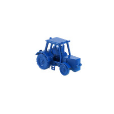Spur N Traktor klein blau mit