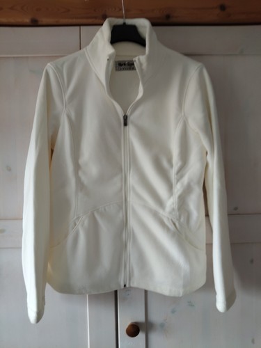Weiße fleecejacke north - fleecejacke,
