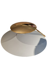 Deckenleuchte indirekte Beleuchtung Metall goldfarben Ø ca. 50cm