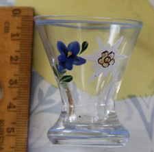 Glas Schnapsglas handbemalt