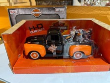 Modellauto Pick-up, Harley-Davidson, Cycle LKW Pick-up mit Motorrad