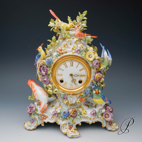 Meissen wunderschöne uhr - meissen,