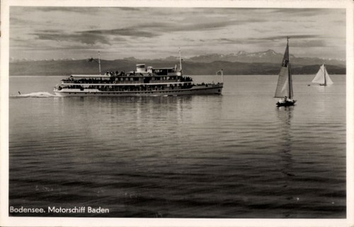 Bodensee motorschiff - ak,