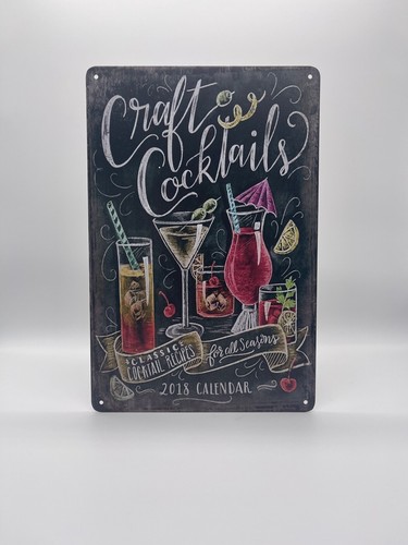 Blechschild craft cocktails - blechschild,