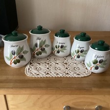 5 Gewürzkannen Vintage