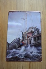 DER WEIßE HAI Blechschild -