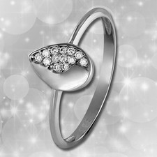 Damen Ring Blatt Gr. 54