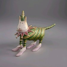 Krinkles Patience Brewster Kunst Jester Cat Katze Juwelen Box Schmuck Versteck