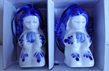 2 Porzellan Engelchen- Delft