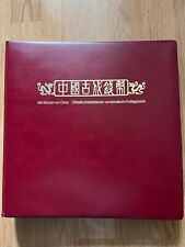 China 16 Numisbriefe Alte Chinesische Münzen aus 1981 & 1982 im Borek Ringbinder