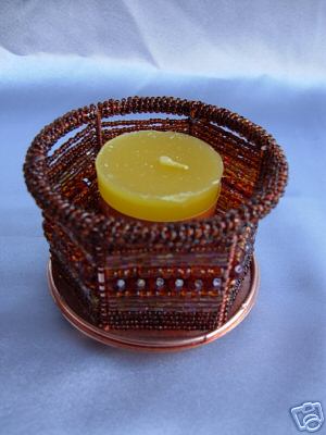 Braune teelichter - 2,