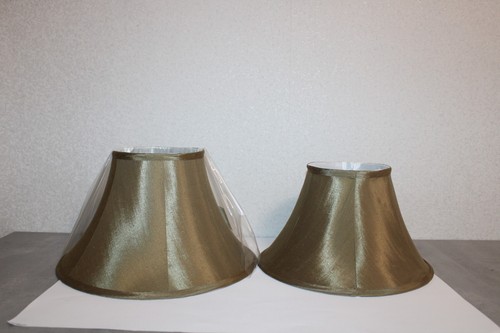 Lampenschirm rund olive dunkel - lampenschirm,