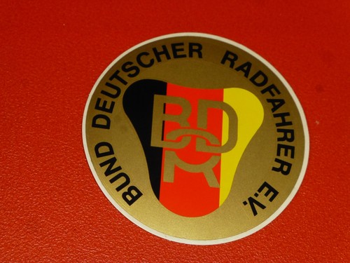 Vintage aufkleber sticker bdr - sticker,