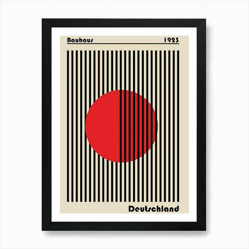 Bauhaus sonne kunstdruck - bauhaus,