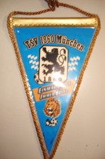 Mini- Wimpel 1860 München  Sammlerstück Fussball