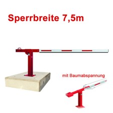 Mobile Schranke Handbetätigt