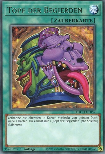 Yugioh topf der begierden - yugioh, 1x