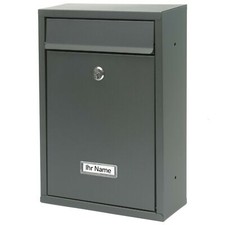Briefkasten Edelstahl  + 2 x