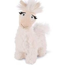 Lama Dalia Nici stehend 46cm Plüsch Kuscheltier Weiss Neu