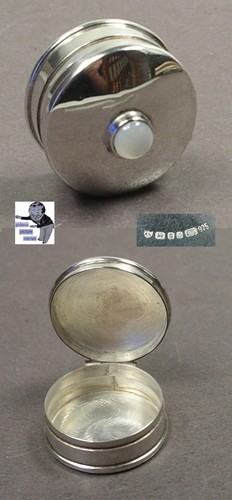 Pillendose 925 silber ari d - in,
