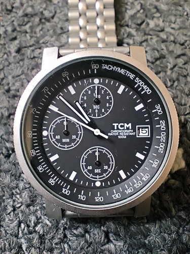 Tcm herren uhr chronograph - uhr, –