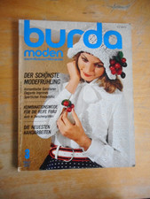 burda moden, März 1972, mit Schnittbögen