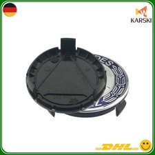 4x für Mercedes-Benz Nabenabdeckung Nabendeckel Radkappen Blau 75mm