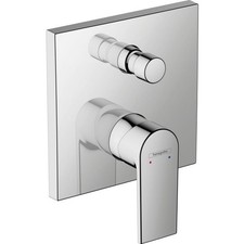 hansgrohe Vernis Shape Fertigmontageset 71468000 Unterputz-Wannenarmatur, chrom
