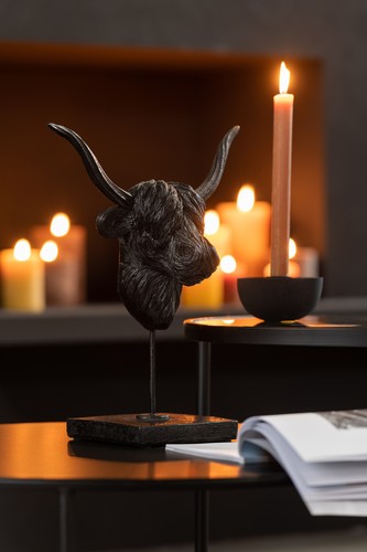 Büffel kopf figur skulptur - büffel,