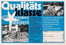 Europool Seestern - Bruno Kern Mömbris  - 1975 - Werbung 70s 70er Print ~21x15cm