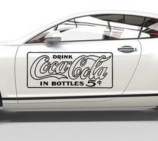Autoaufkleber Coca Cola 5 Cent