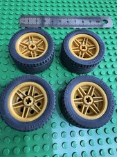 Lego 4 x große goldene